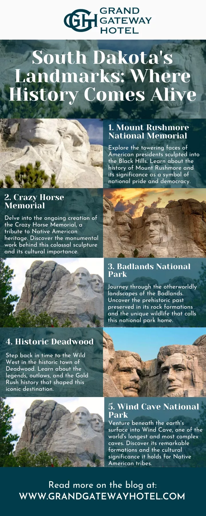 south dakota s landmarks where history comes alive