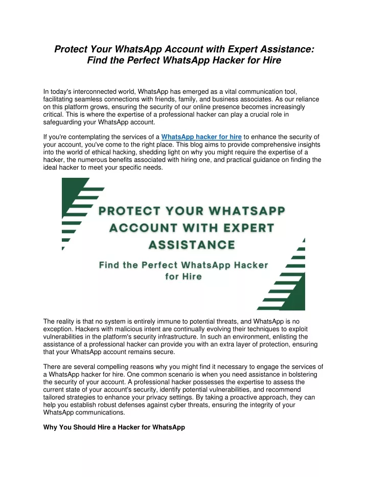 protect your whatsapp account with expert