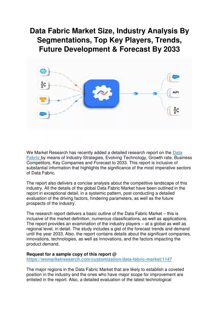 data fabric market size industry analysis