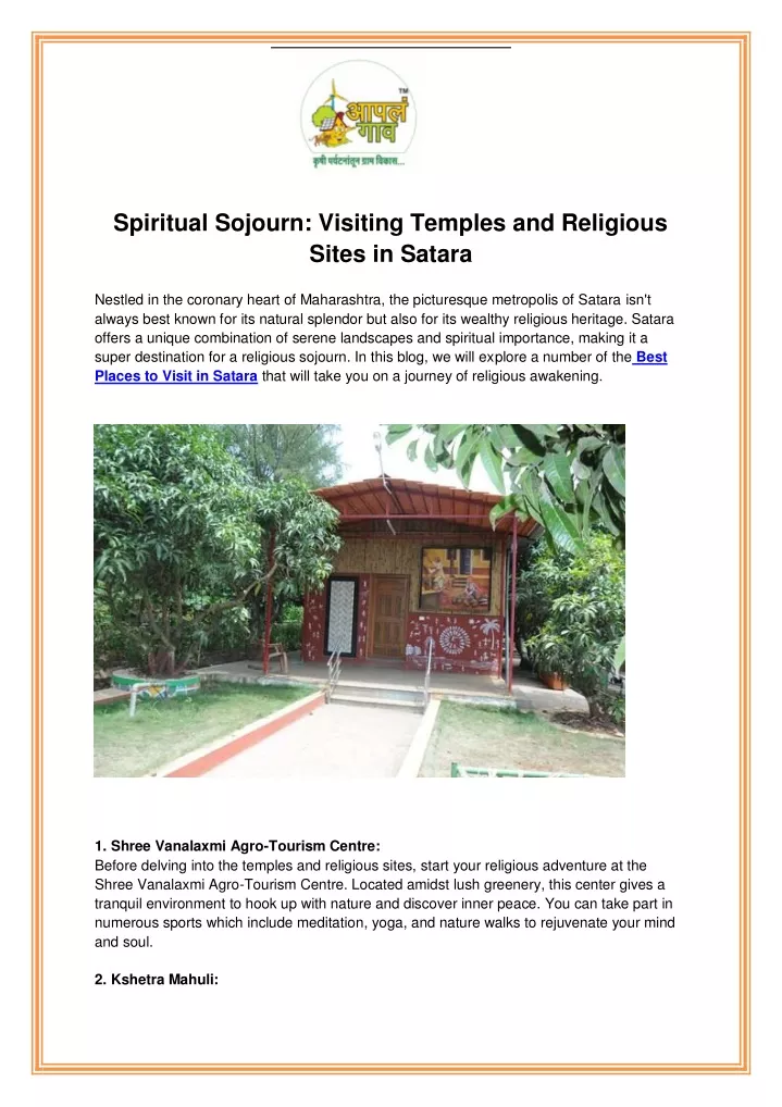 spiritual sojourn visiting temples and religious