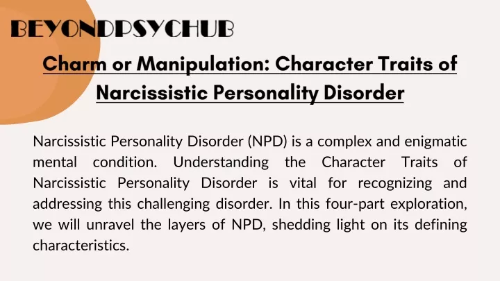 charm or manipulation character traits