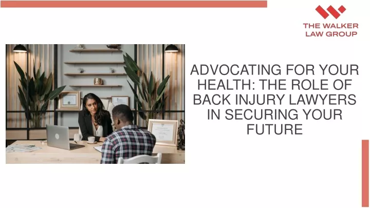 advocating for your health the role of back