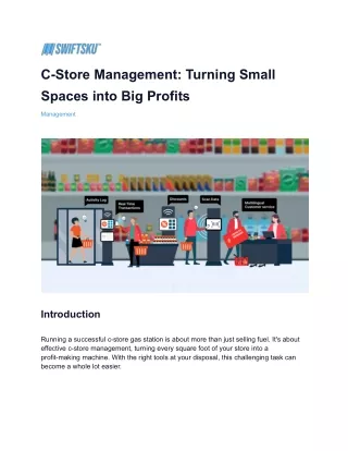 C-Store Management Turning Small Spaces into Big Profits