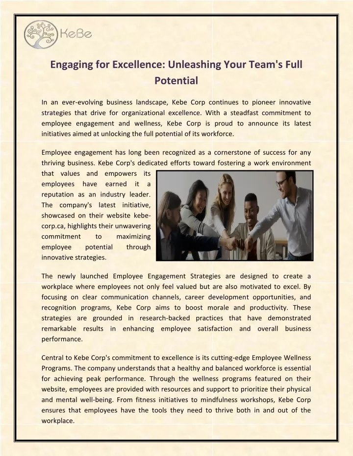 engaging for excellence unleashing your team