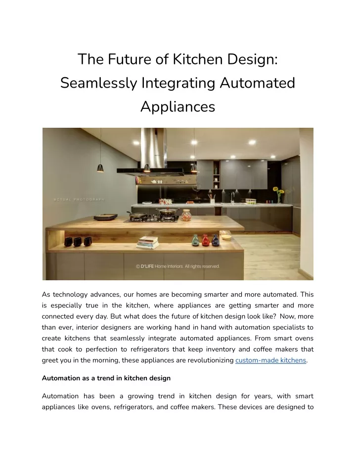 the future of kitchen design seamlessly