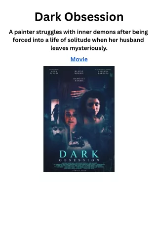 Dark Obsession