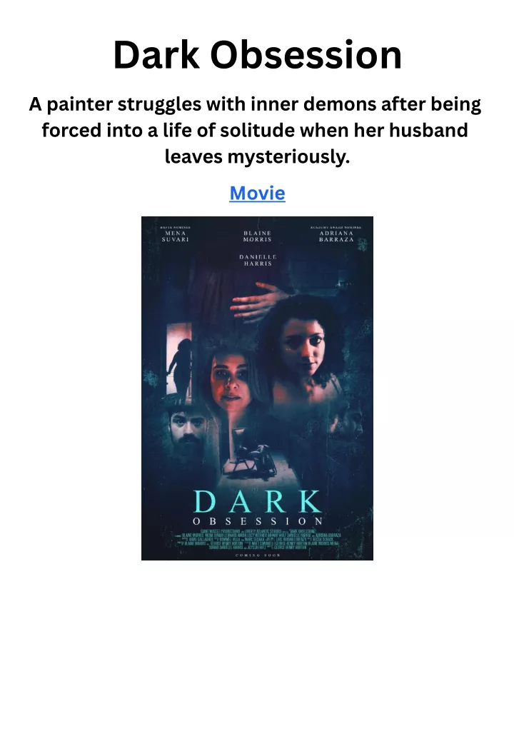 dark obsession