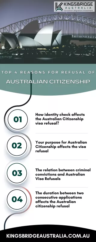 Top 4 Reasons For Refusal Of Australian Citizenship