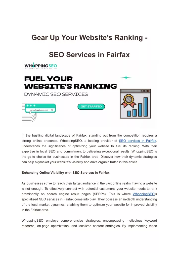 gear up your website s ranking