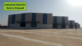 Industrial Land for Rent in Pataudi | Industrial Shed for Rent in Pataudi