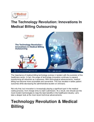 the technology revolution innovations in medical