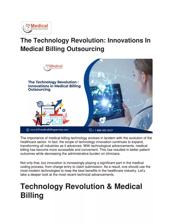 the technology revolution innovations in medical