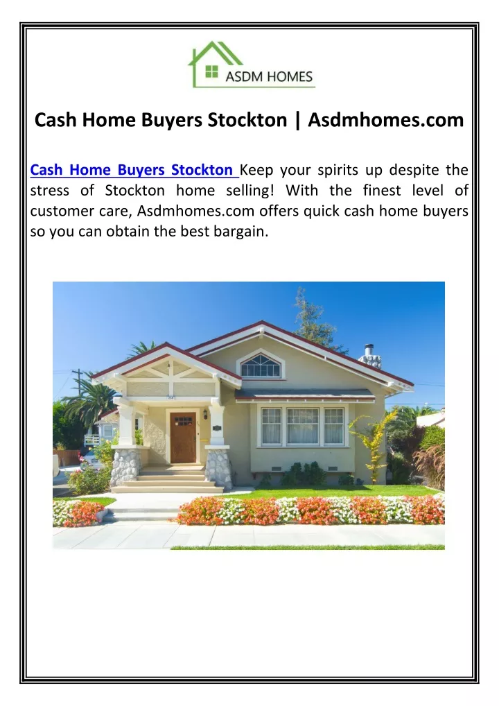 cash home buyers stockton asdmhomes com