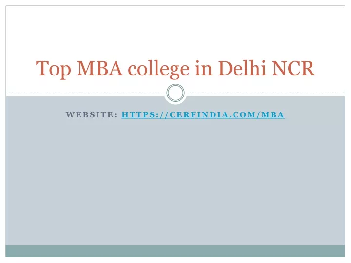 top mba college in delhi ncr