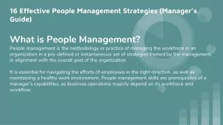 16 Effective People Management Strategies (Manager’s Guide)
