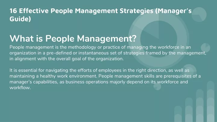 16 effective people management strategies manager s guide