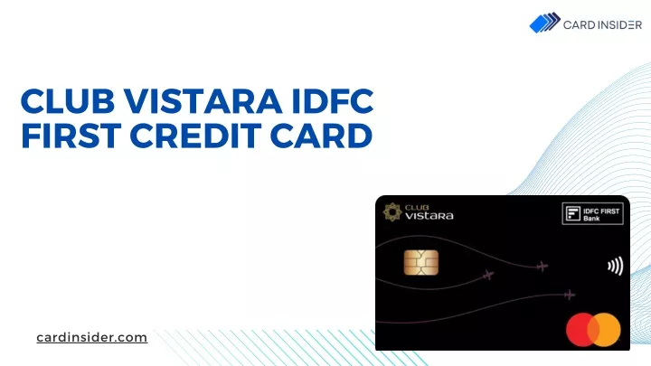 club vistara idfc first credit card