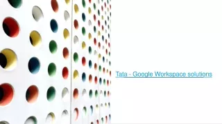 tata google workspace solutions