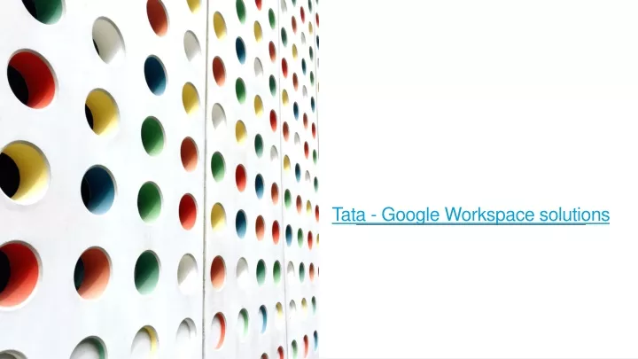 tata google workspace solutions