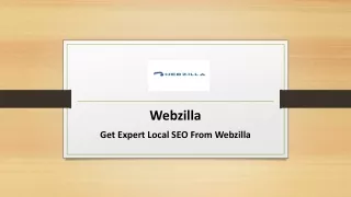 Get Expert Local SEO From Webzilla