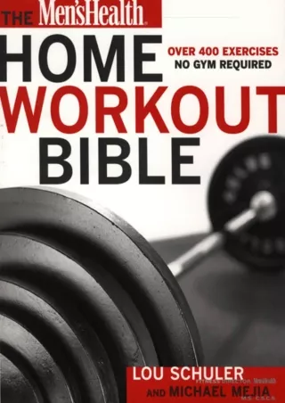 Read ebook [PDF] The Men's Health Home Workout Bible download