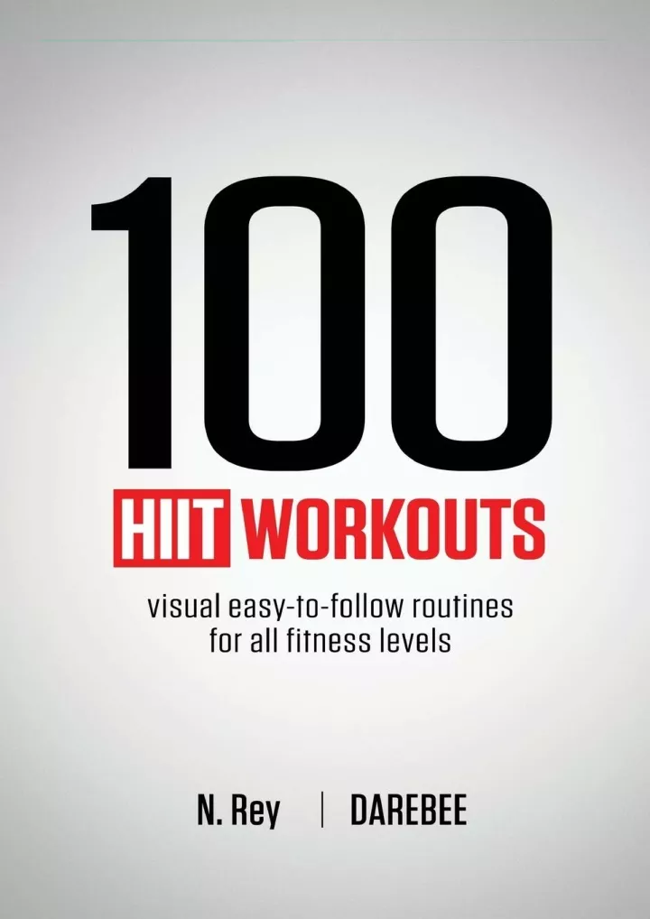 100 hiit workouts visual easy to follow routines