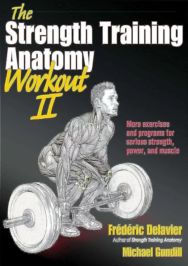 the strength training anatomy workout ii building