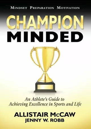 champion minded achieving excellence in sports