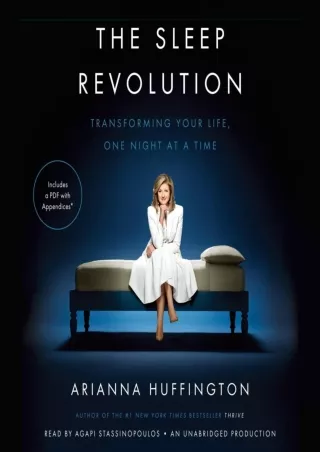 PDF/READ/DOWNLOAD The Sleep Revolution: Transforming Your Life, One Night at a T