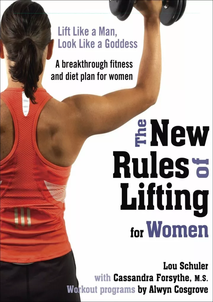 the new rules of lifting for women lift like