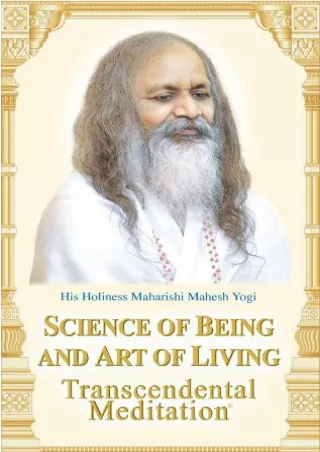 Download Book [PDF] Science of Being and Art of Living full
