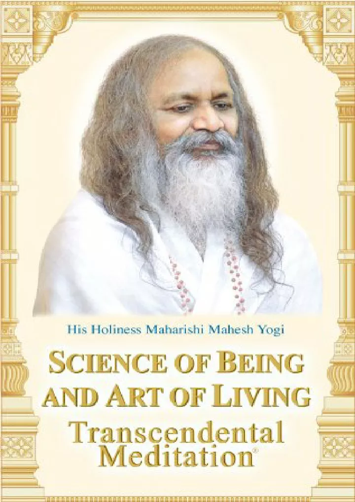 science of being and art of living download