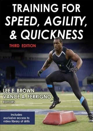 [READ DOWNLOAD] Training for Speed, Agility, and Quickness full