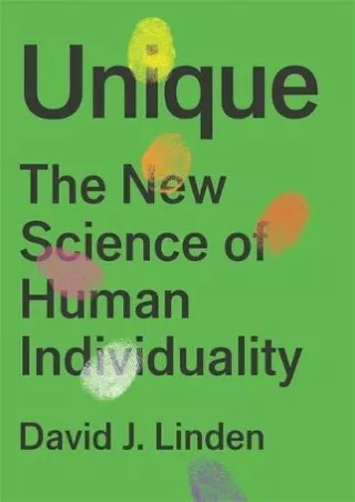 PDF_ Unique: The New Science of Human Individuality android