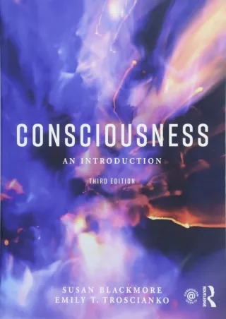 DOWNLOAD/PDF Consciousness: An Introduction free