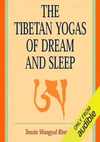 get [PDF] Download The Tibetan Yogas of Dream and Sleep kindle