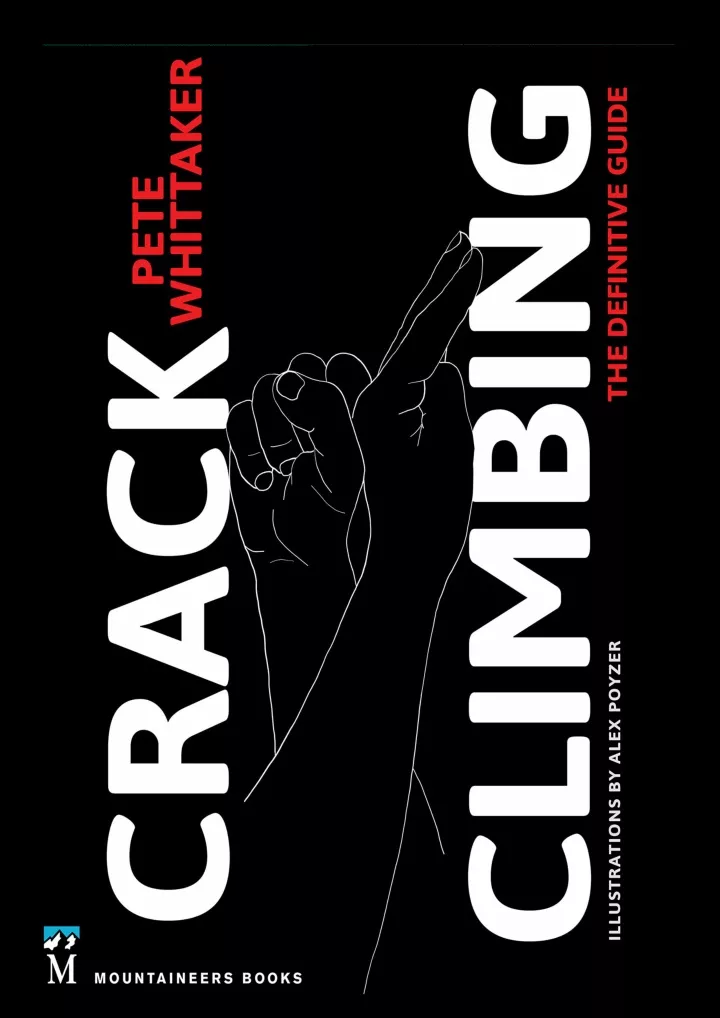 crack climbing the definitive guide mountaineers