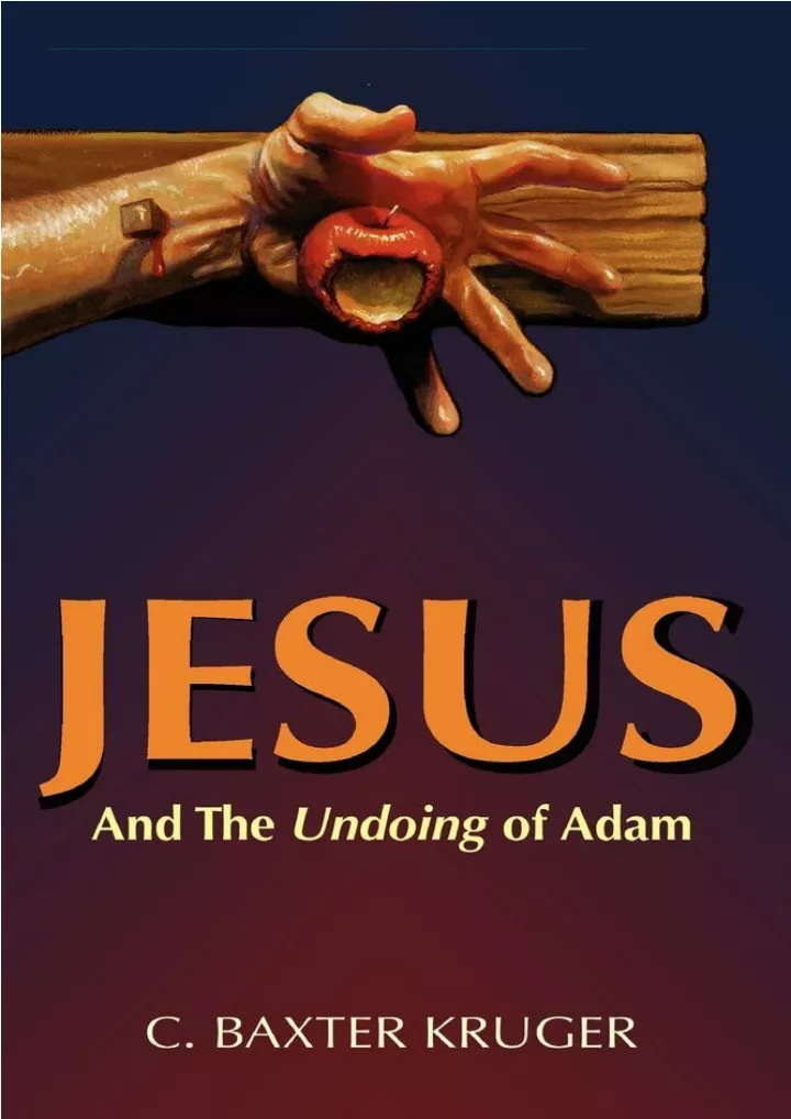 jesus and the undoing of adam download pdf read