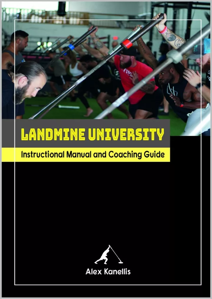 landmine university instructional manual