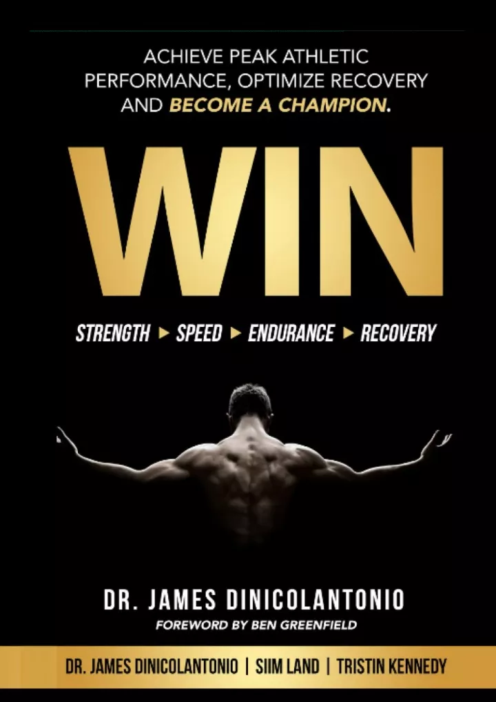 win achieve peak athletic performance optimize