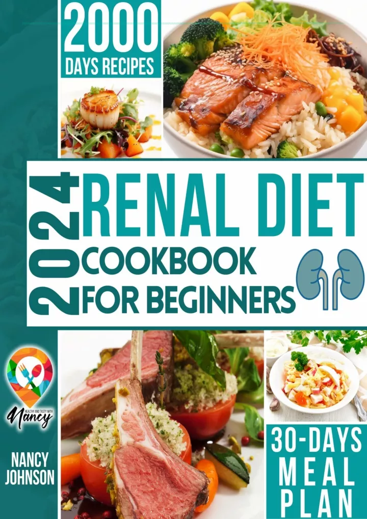 renal diet cookbook for beginners with 2000 days