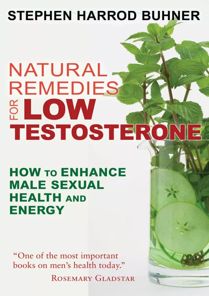 natural remedies for low testosterone