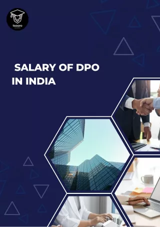 Salary of DPO in India