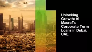 unlocking growth al masraf s corporate term loans