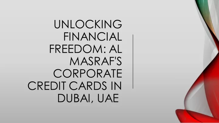 unlocking financial freedom al masraf s corporate