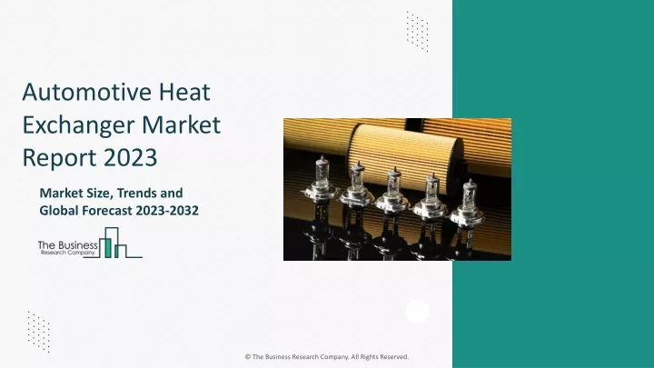 automotive heat exchanger market report 2023