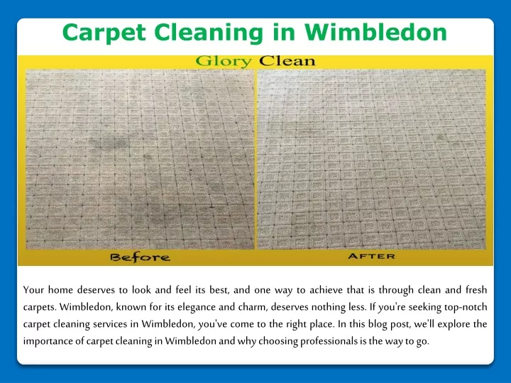 carpet cleaning in wimbledon