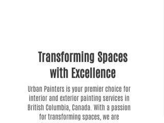 transforming spaces with excellence urban