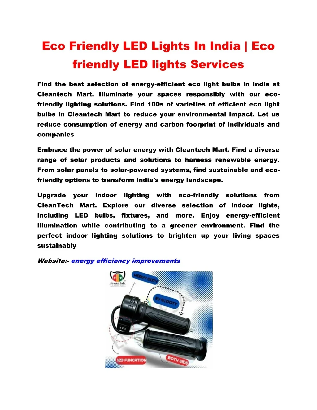 Curated visual reference: Ppt Eco Friendly Led Lights In India Eco Friendly Led Photo Inspiration
