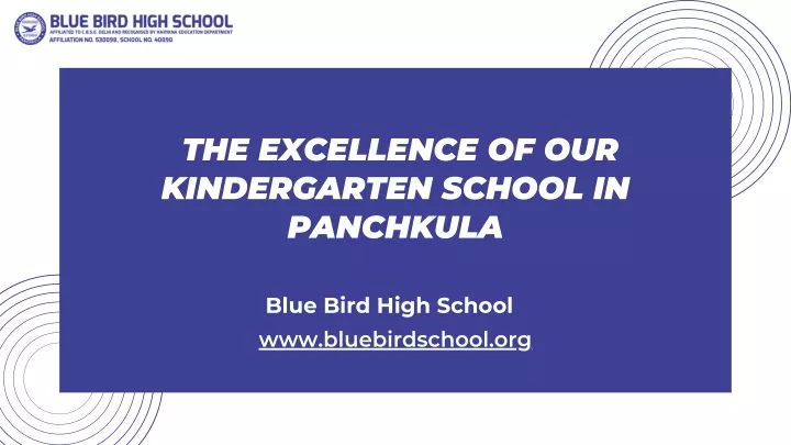 the excellence of our kindergarten school